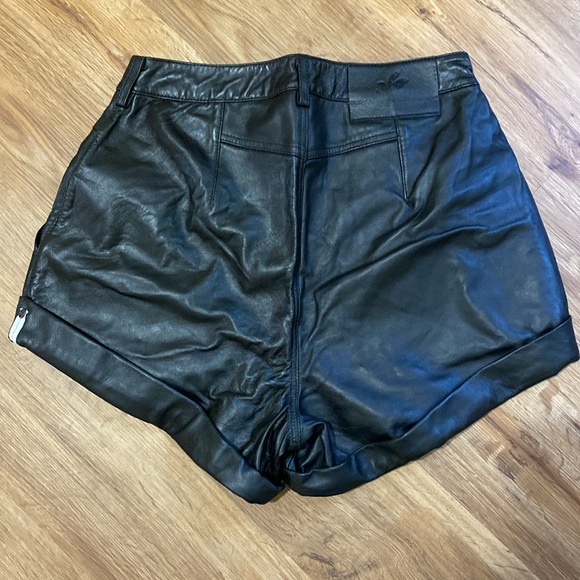 NWT One Teaspoon Leather Streetwalker Short Size XS - Picture 7 of 7